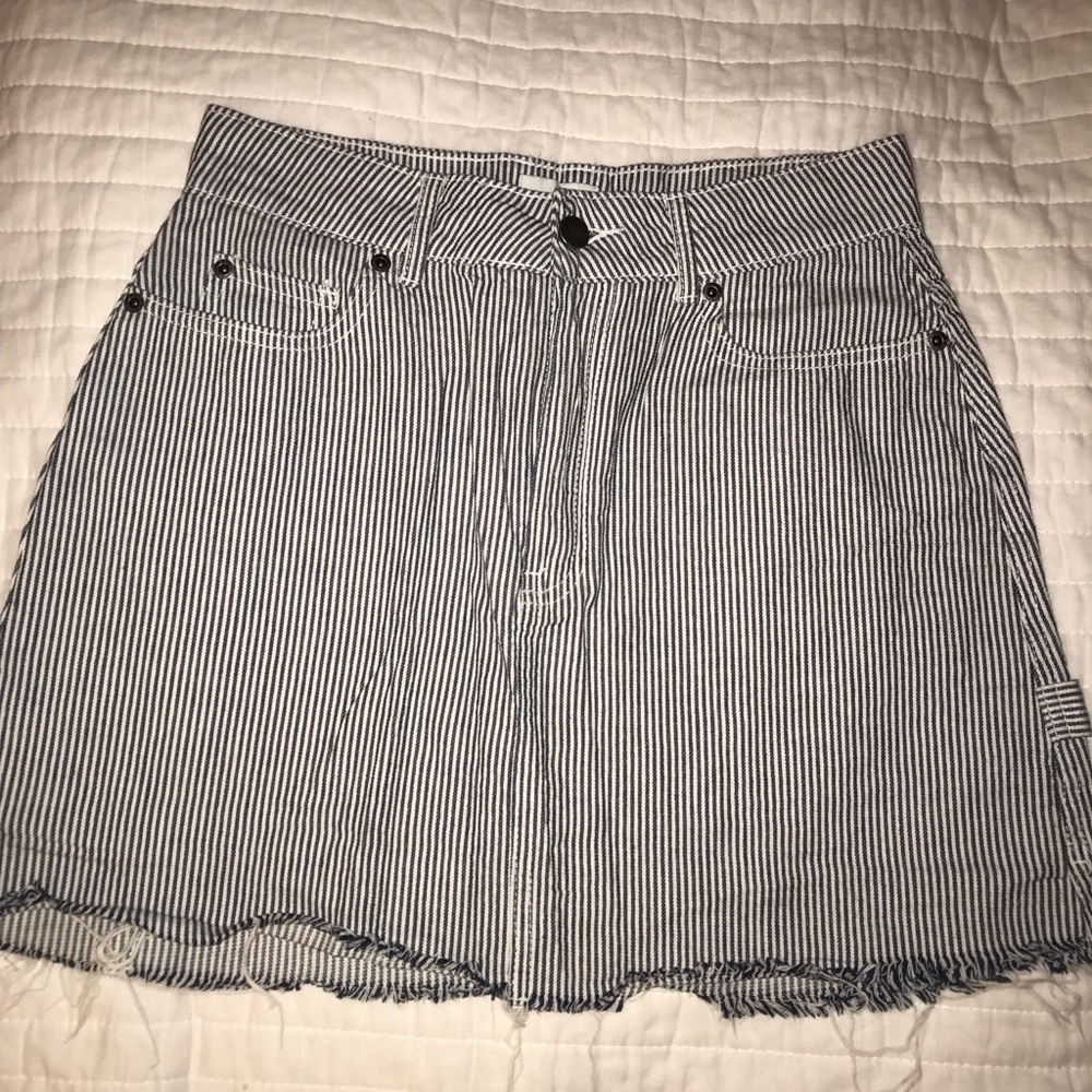 RVCA Striped Skirt